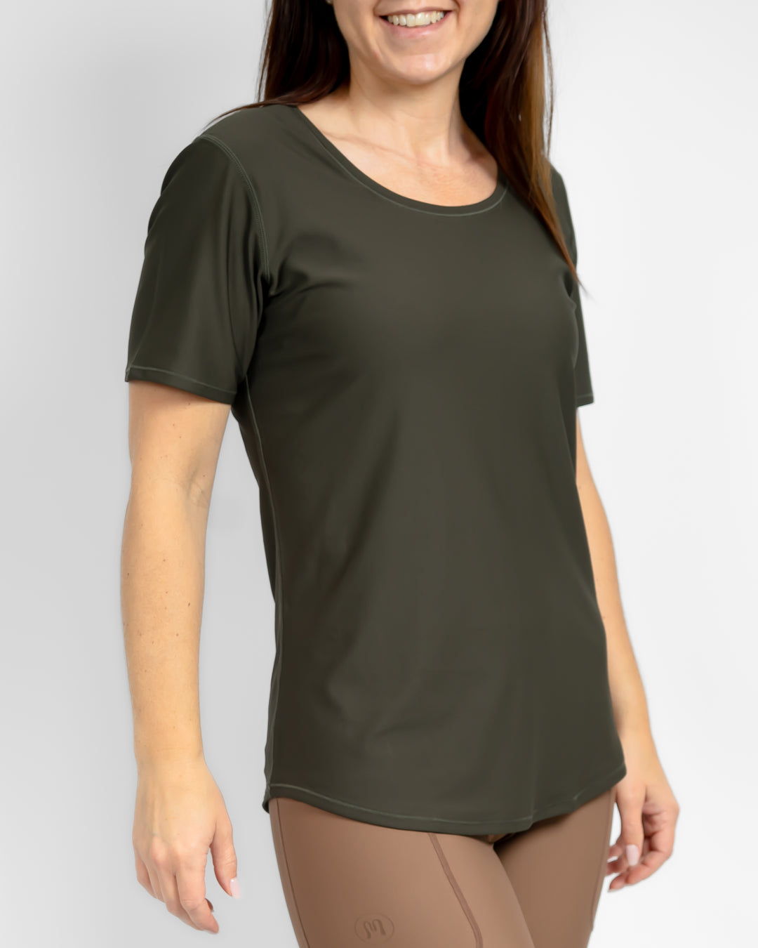 Vigga Deep Olive T-Shirt
