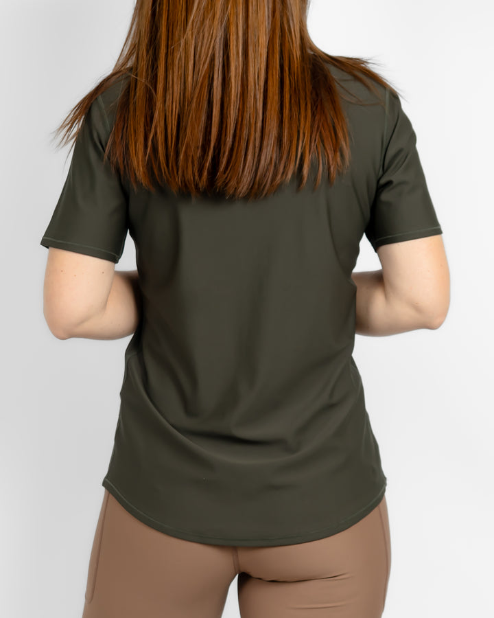 Vigga Deep Olive T-Shirt