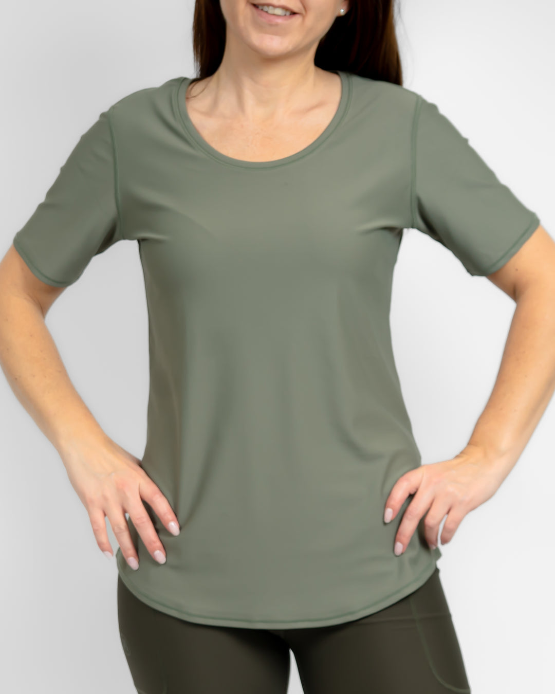 Vigga Dusty Green T-Shirt