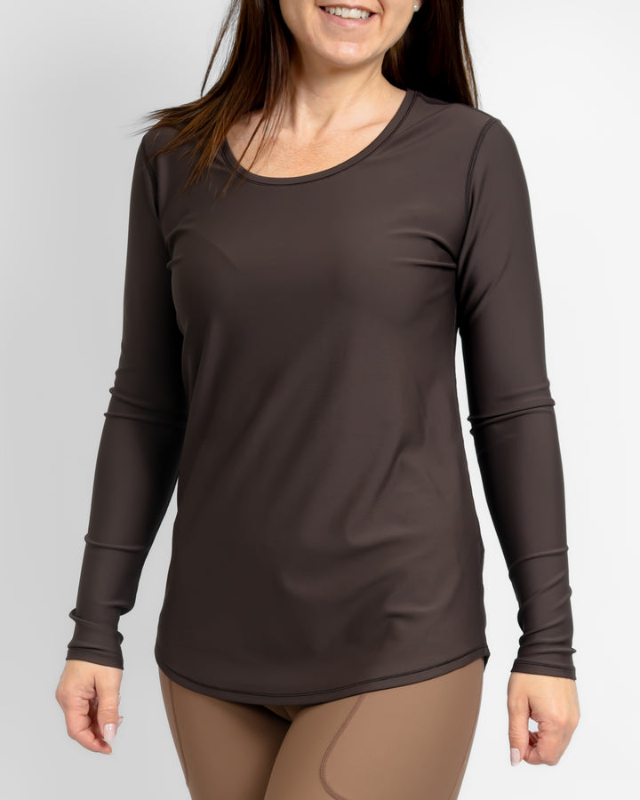 Vigga Mocha Brown Long-Sleeve
