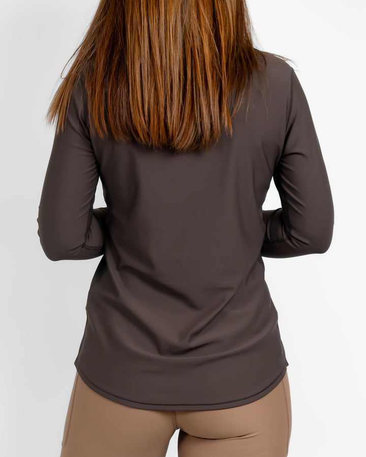 Vigga Mocha Brown Long-Sleeve