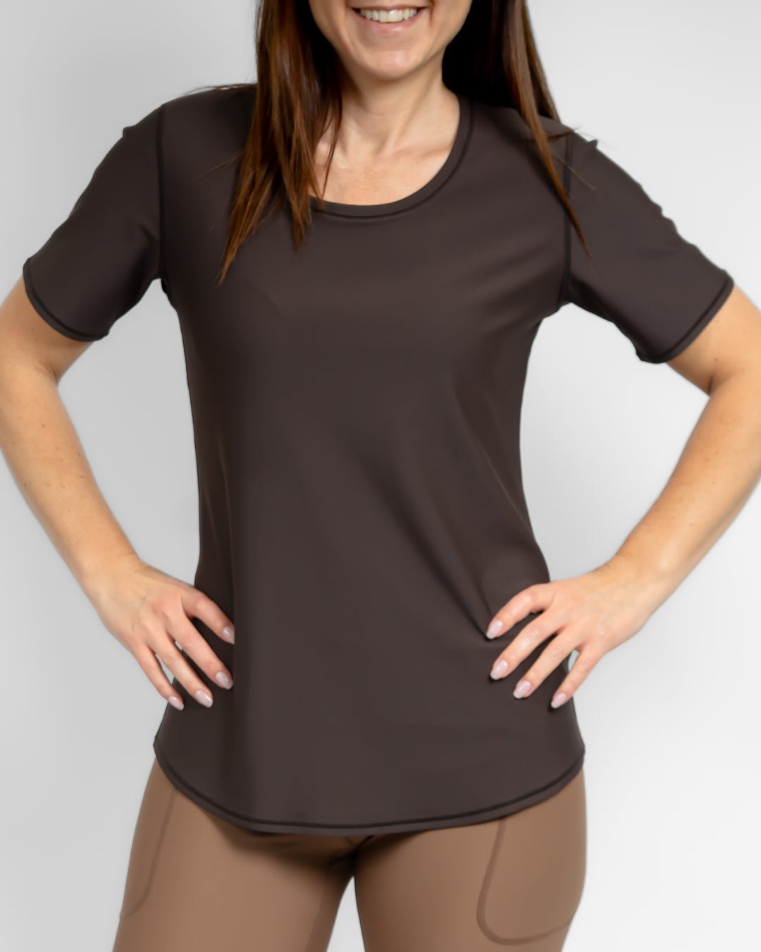 Vigga Mocha Brown T-Shirt