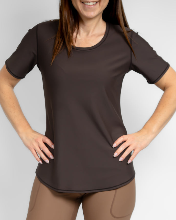 Vigga Mocha Brown T-Shirt