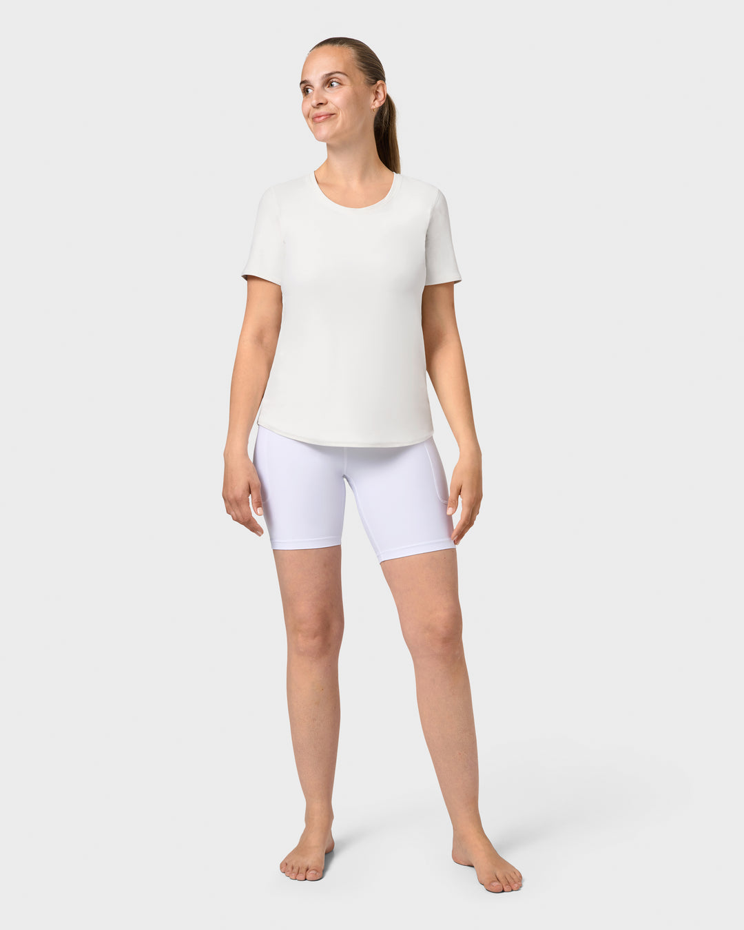 White Shorts