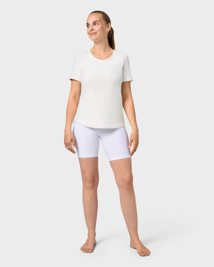 White Shorts
