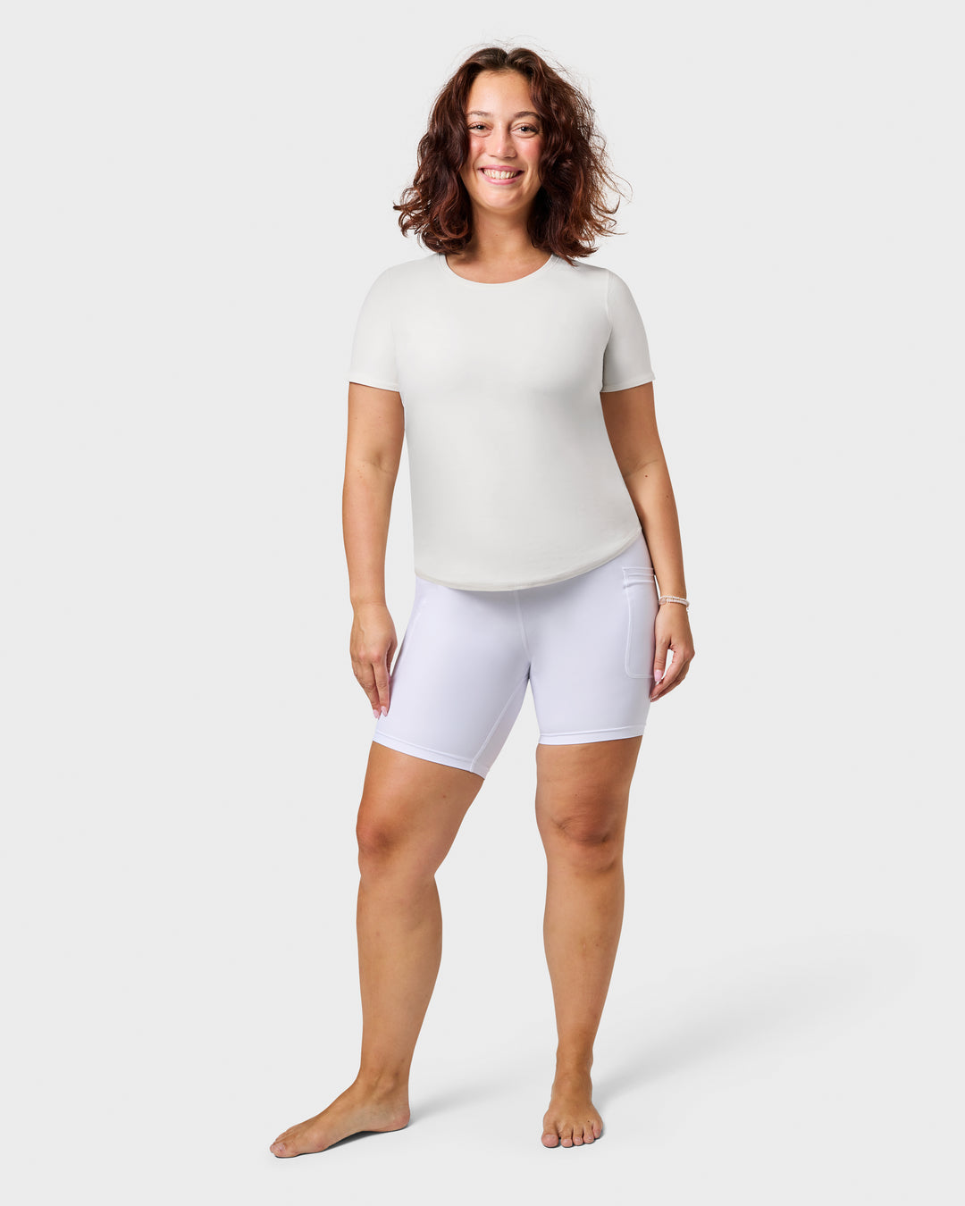 White Shorts