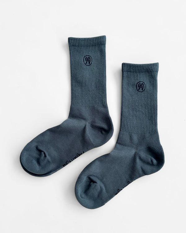 Zoe Dusty Blue Socks