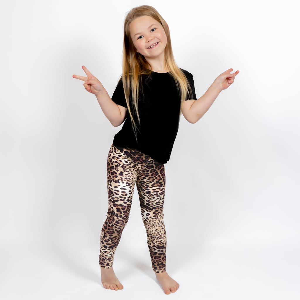 Leopard Leggings – Kinder