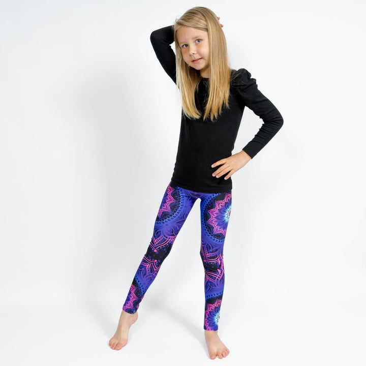 Neon Mandala Leggings – Kinder