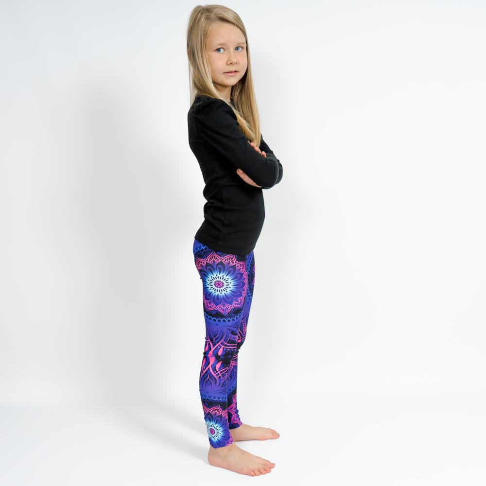 Neon Mandala Leggings – Kinder