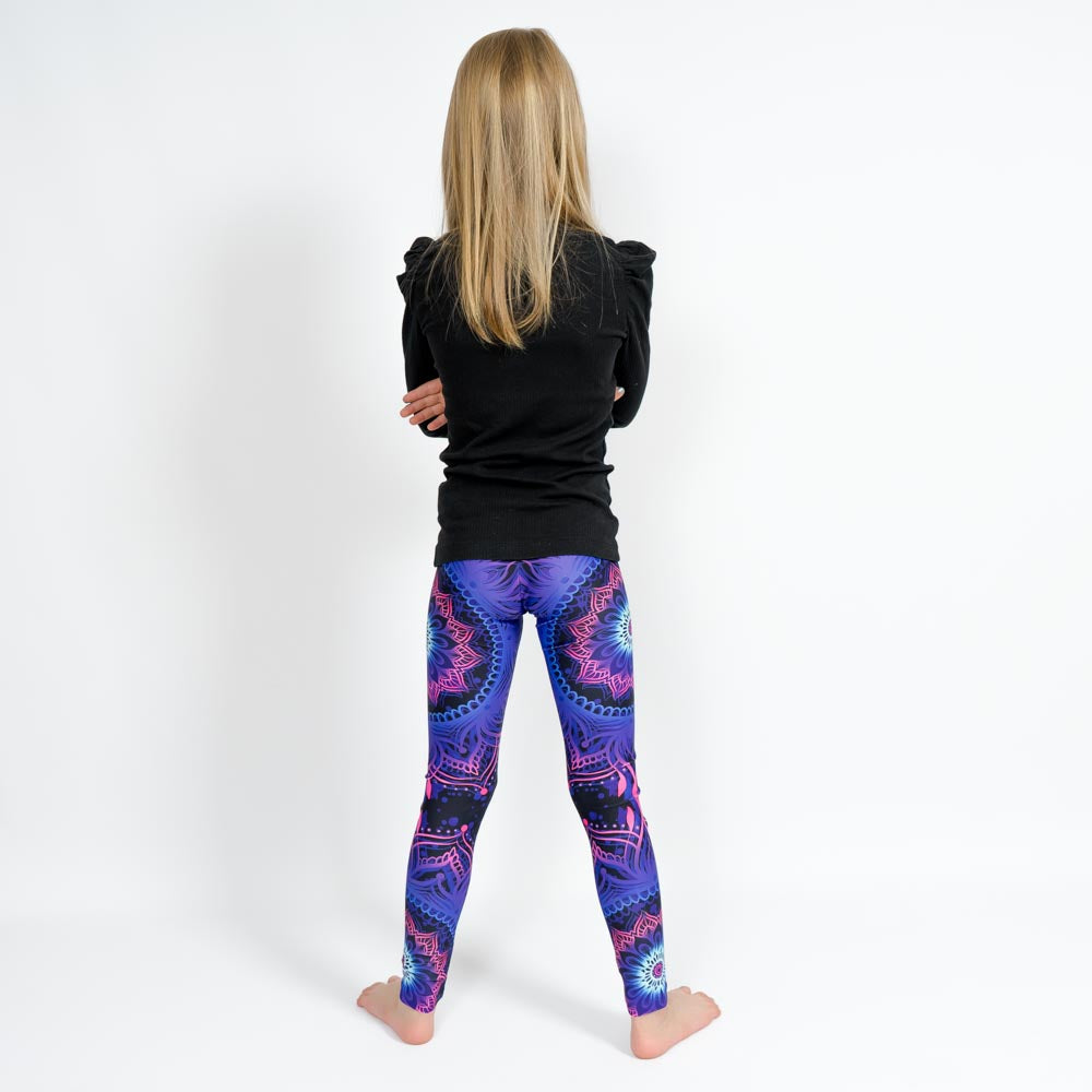 Neon Mandala Leggings – Kinder
