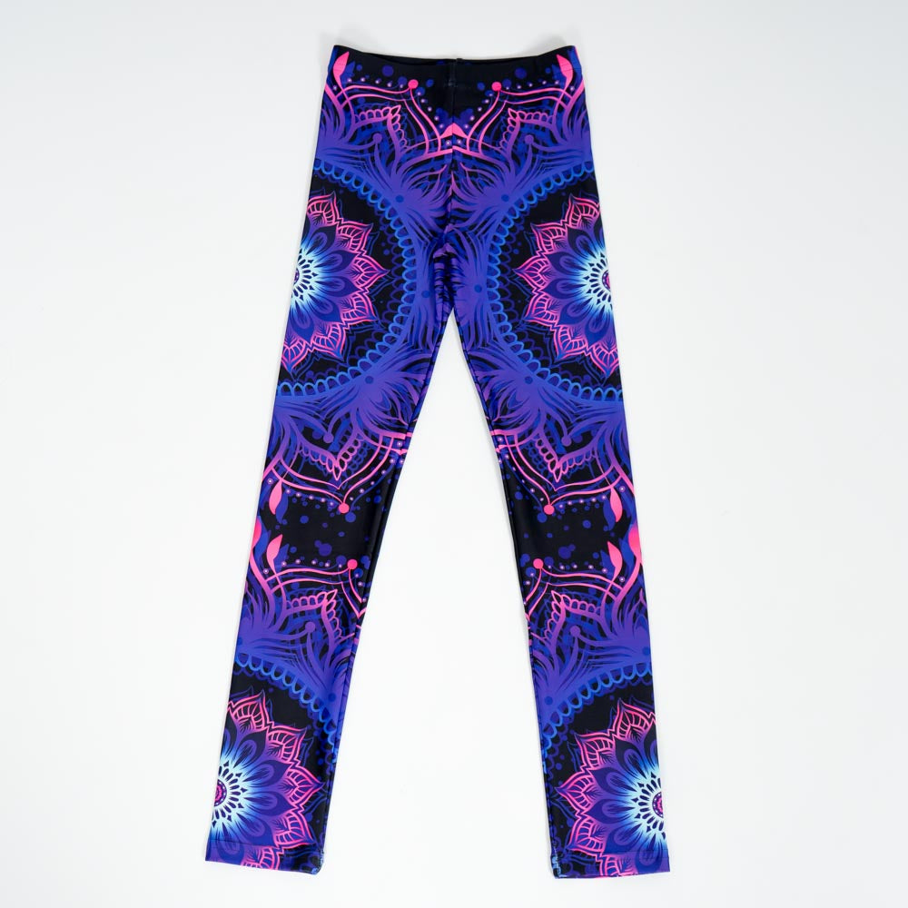 Neon Mandala Leggings – Kinder