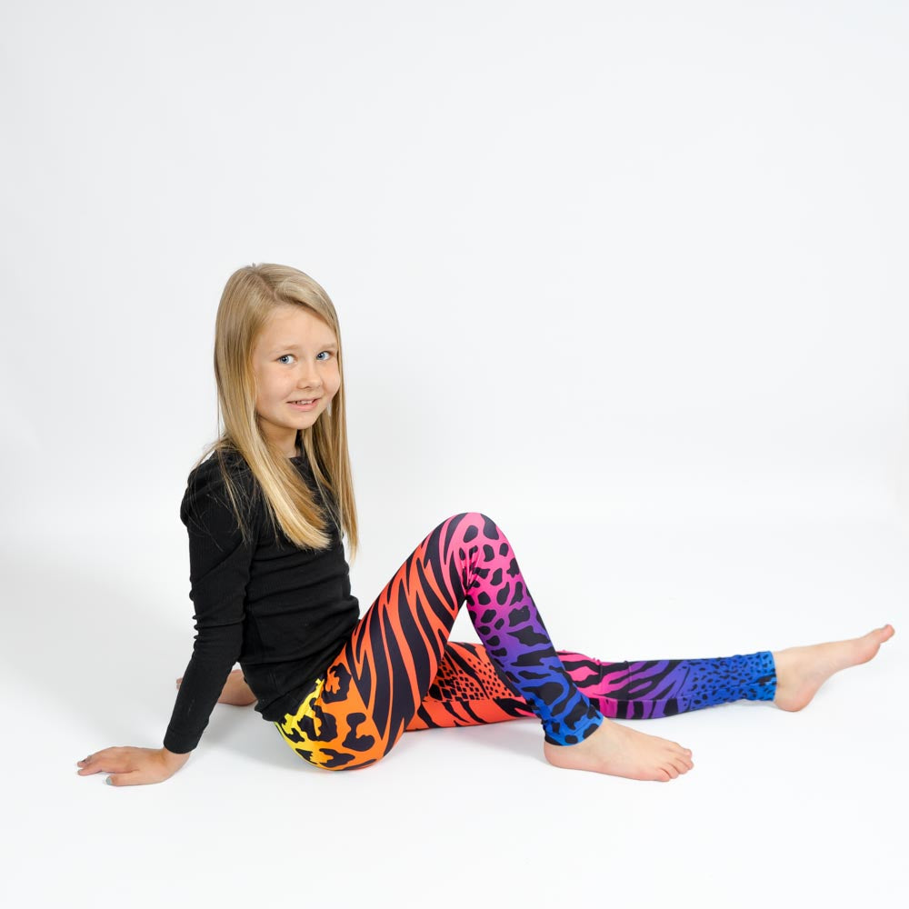 Wild Rainbow Leggings – Kinder